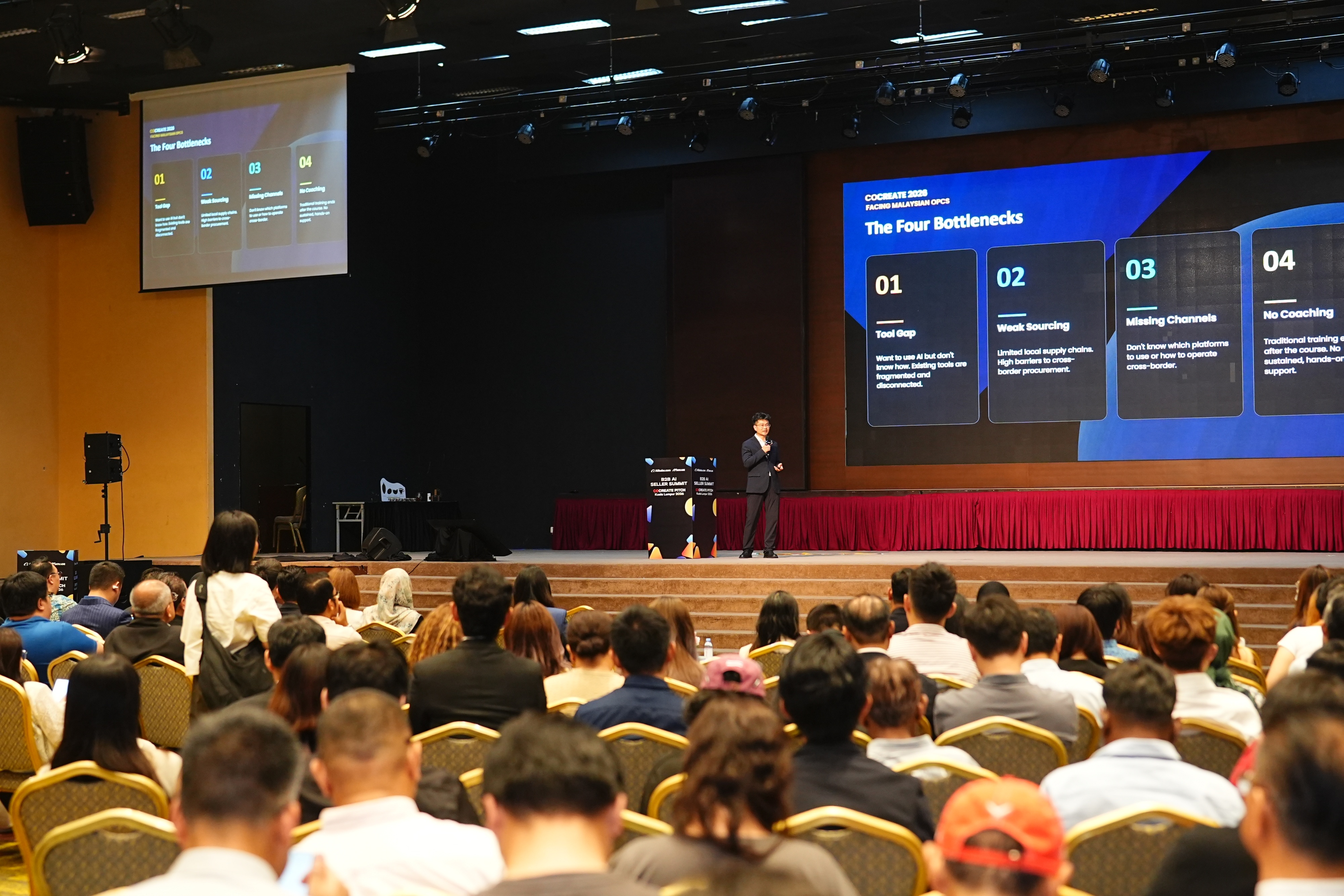 秘書長在 COCREATE Pitch Kuala Lumpur 2026 分享一人公司的四類經營瓶頸